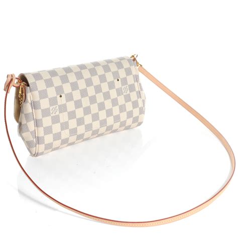 LOUIS VUITTON Damier Azur Favorite MM 57696 